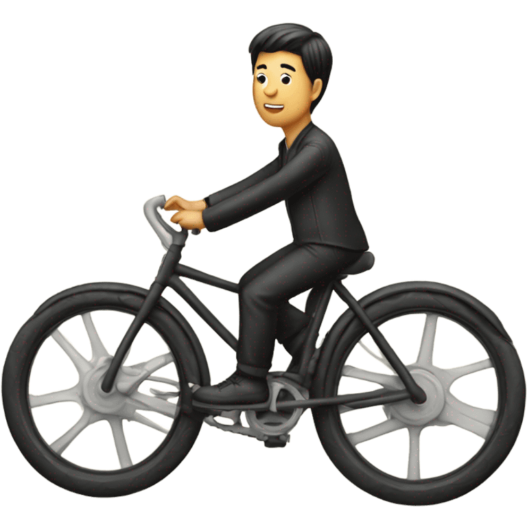 Xi ping on bike emoji