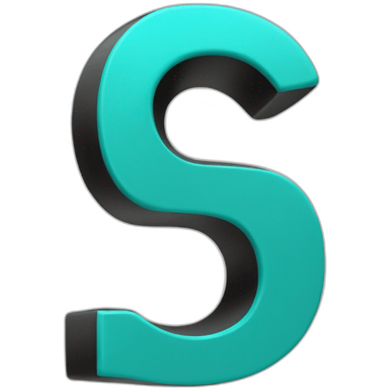 black lowercase letter "t" with a turquose cursor bar to the right of it emoji