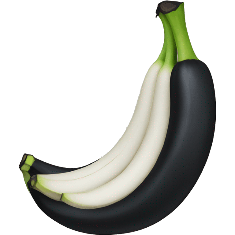 Black banana  emoji