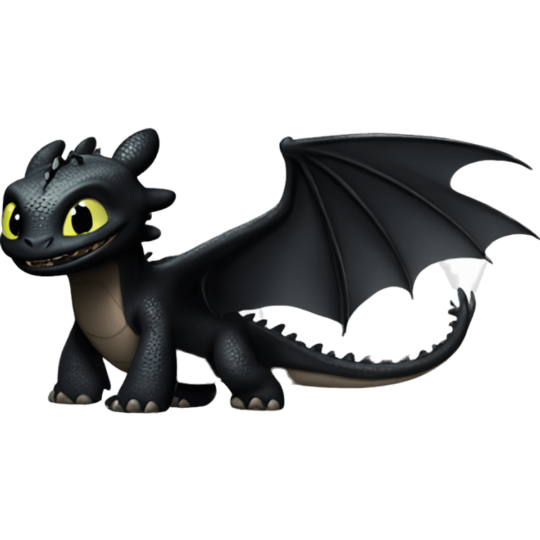 How to train your dragon toothless emoji