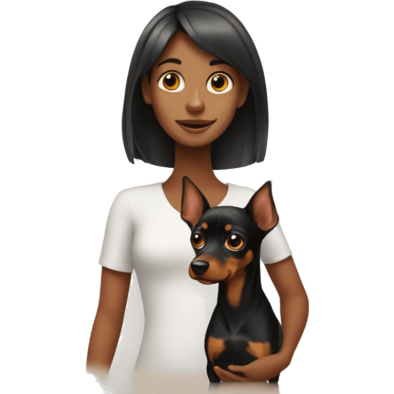 girl with min pin emoji