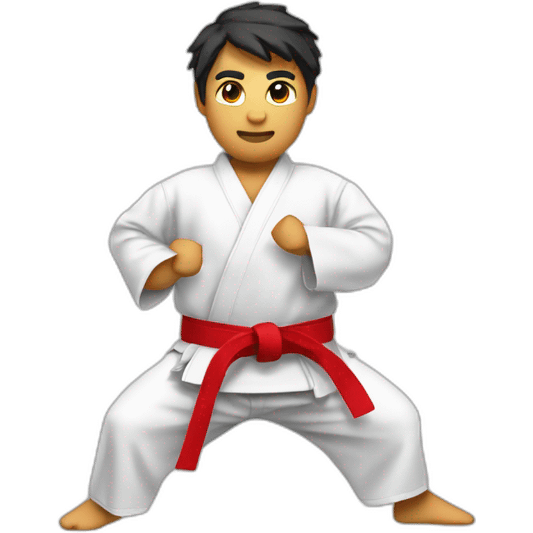 Karate redbelt emoji