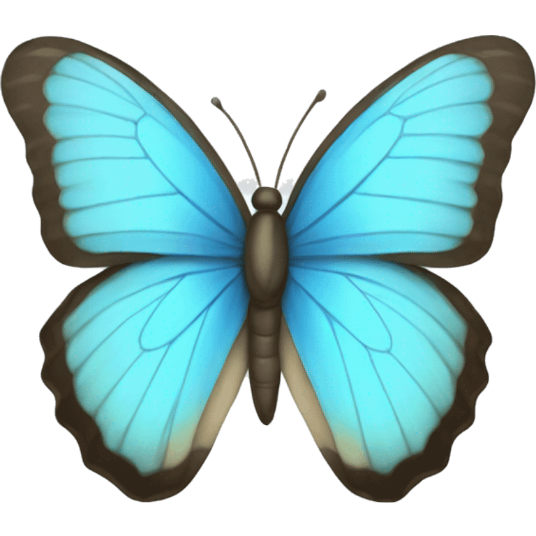 Light blue butterfly emoji