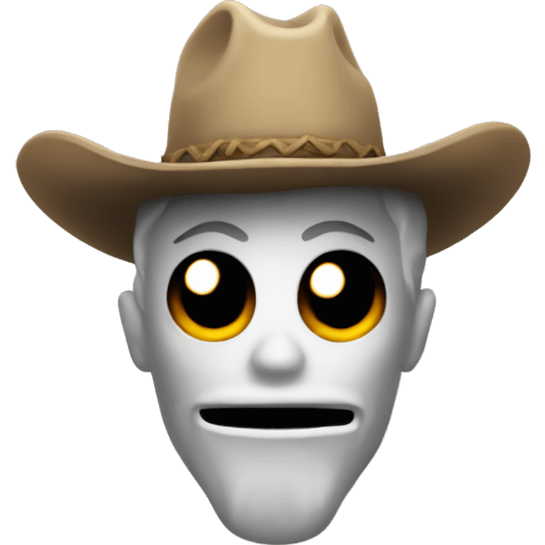 Cowboy ghost emoji