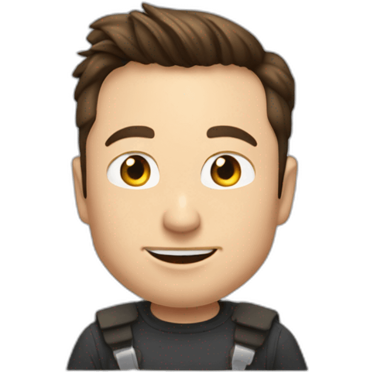 Elon musk qui fait coucou emoji