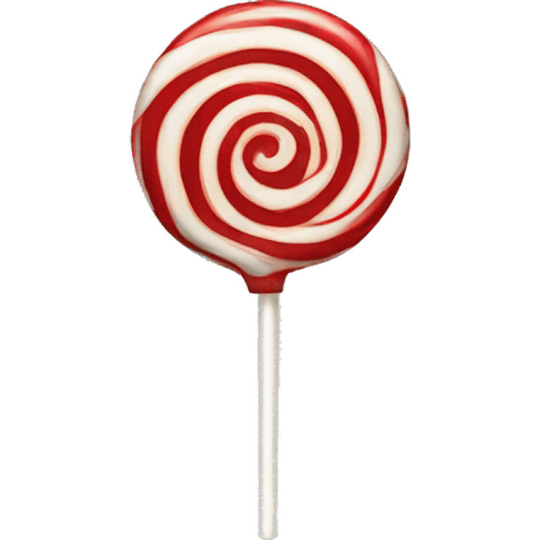 Christmas lollipop emoji