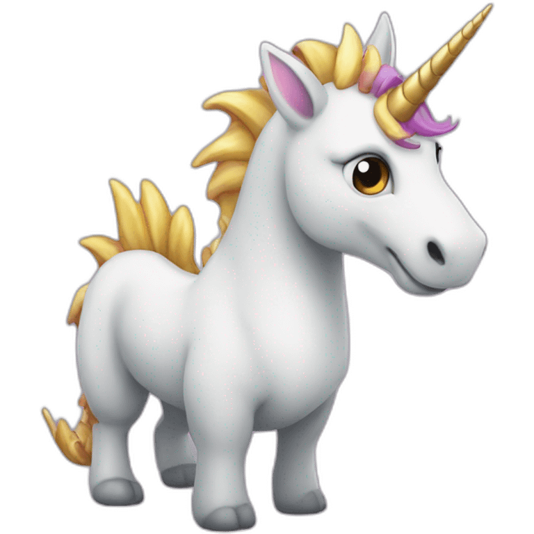 Unicorn-Dragon emoji