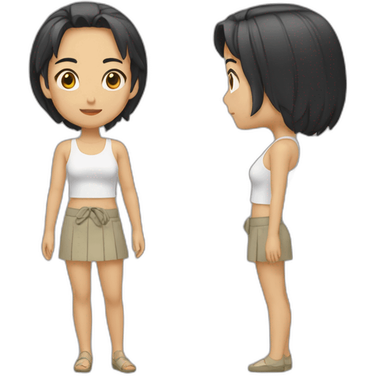 熊崎舞美（日本の女の子） emoji