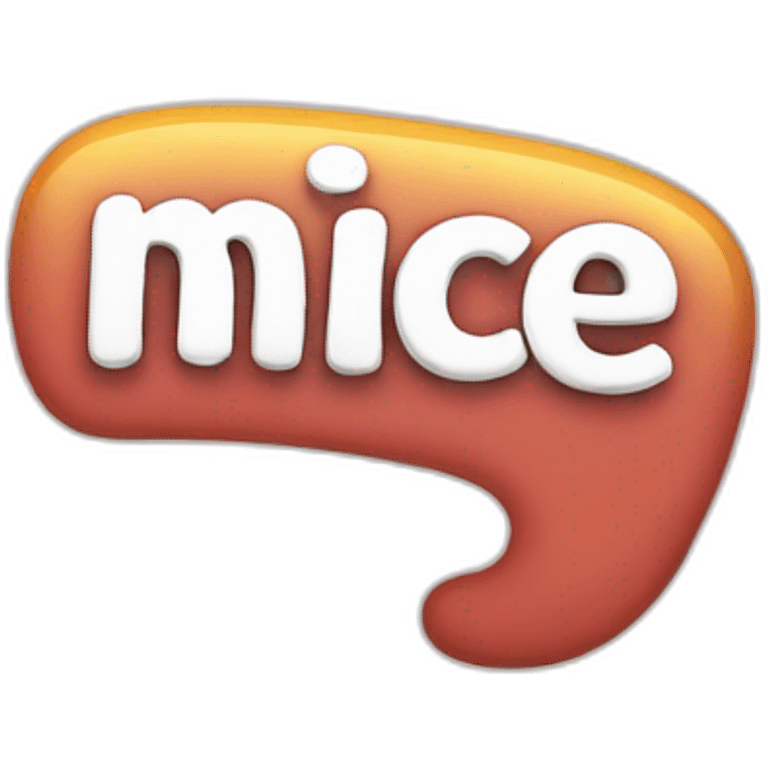 text saying "nice" emoji