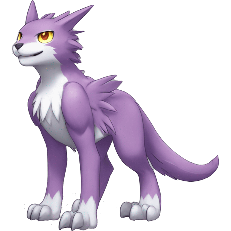 cute cool edgy shiny Digimon-Fakemon-animal full body emoji