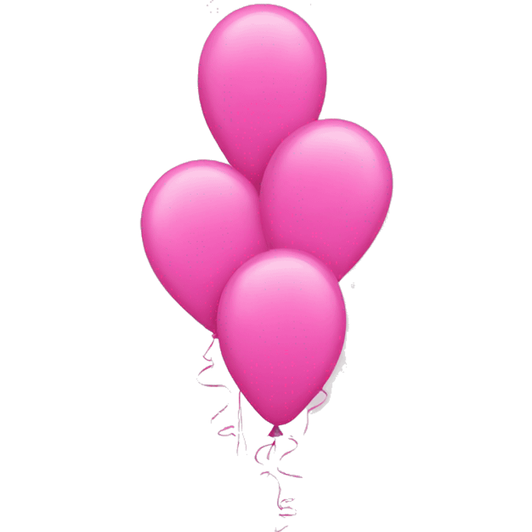 Pink balloons emoji