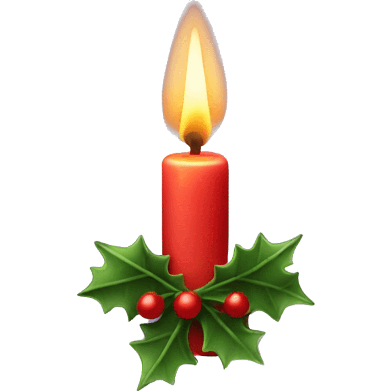 christmas candle emoji