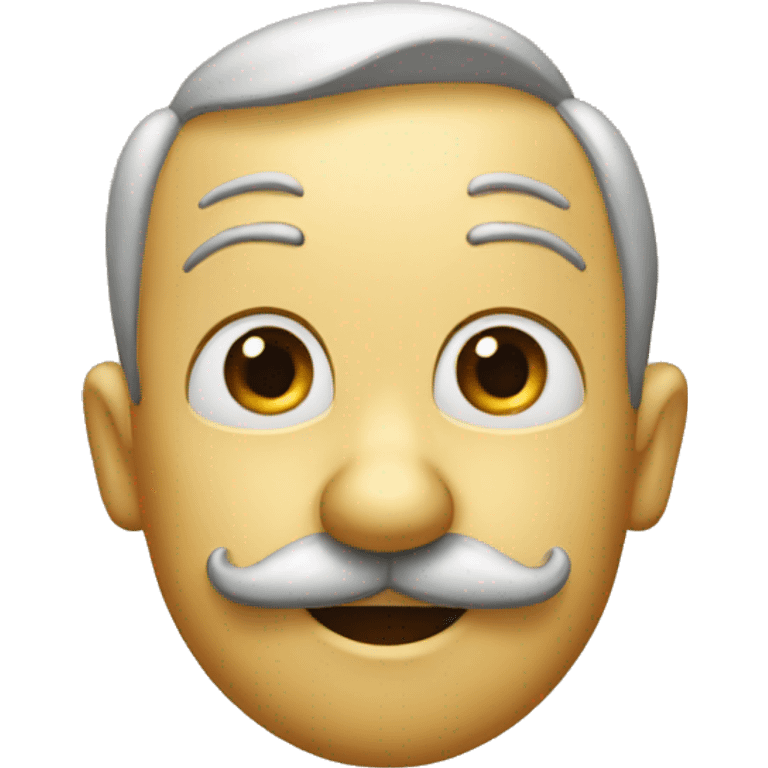 pinocchio with a mustache and long nouse emoji