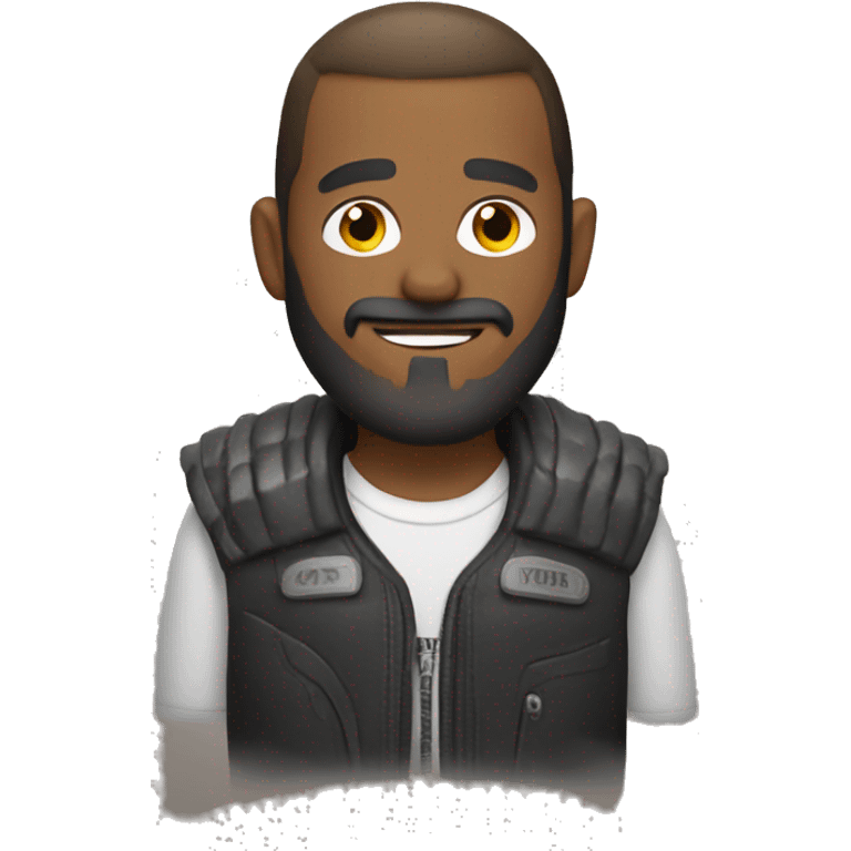 moto with bearded man  emoji