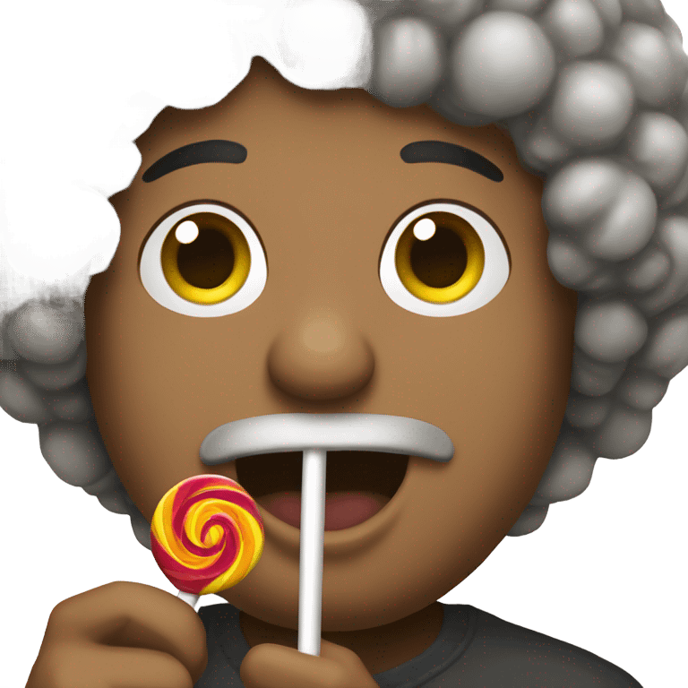 New Year's lollipop emoji