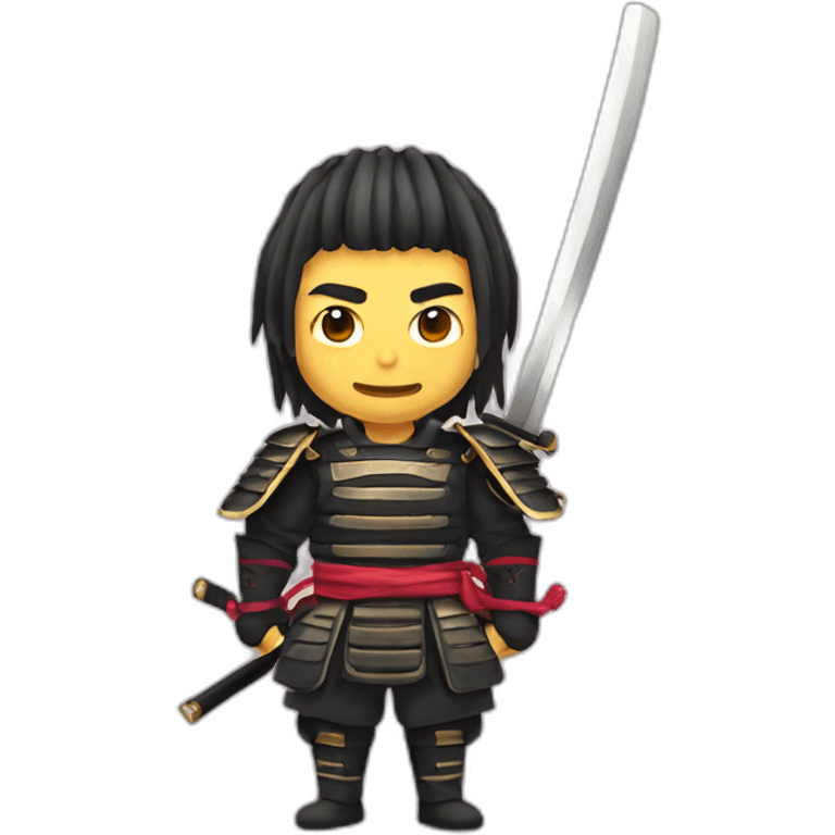 male katana samurai emoji