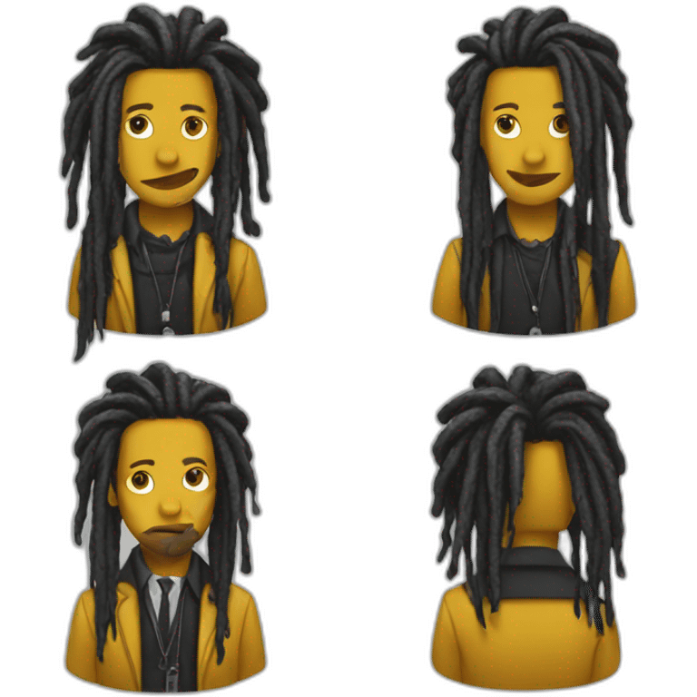 mustard-business-punk-dreadlocks emoji