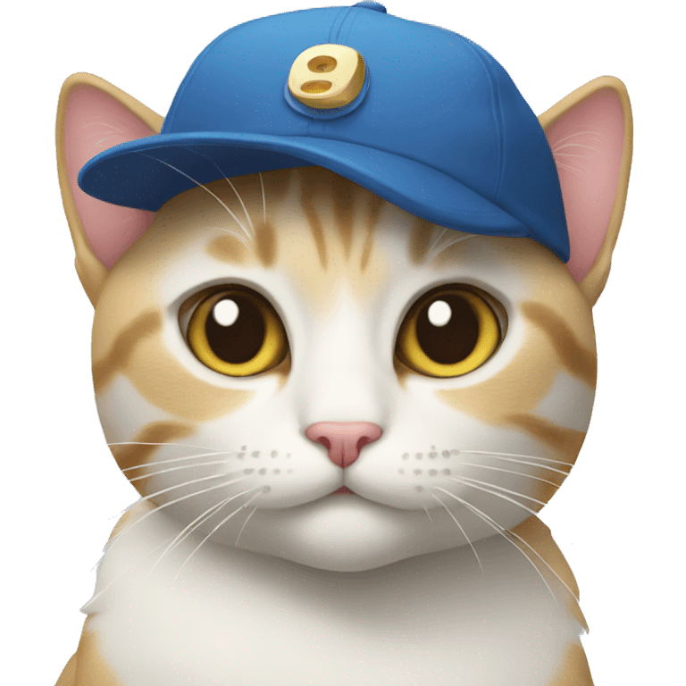 cat with cap emoji