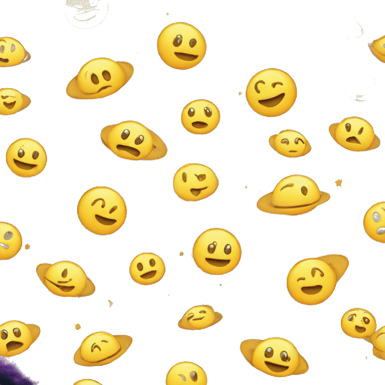 black laptop with galaxy wallpaper emoji