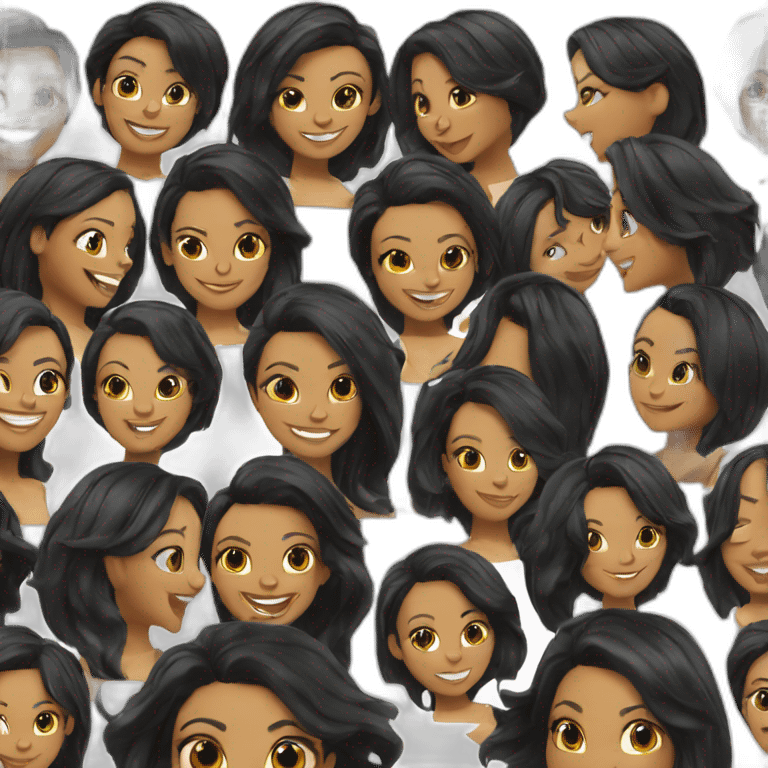 Da'Vine Joy Randolph straight black hair emoji