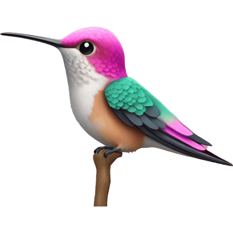 hummingbird Bird pink emoji