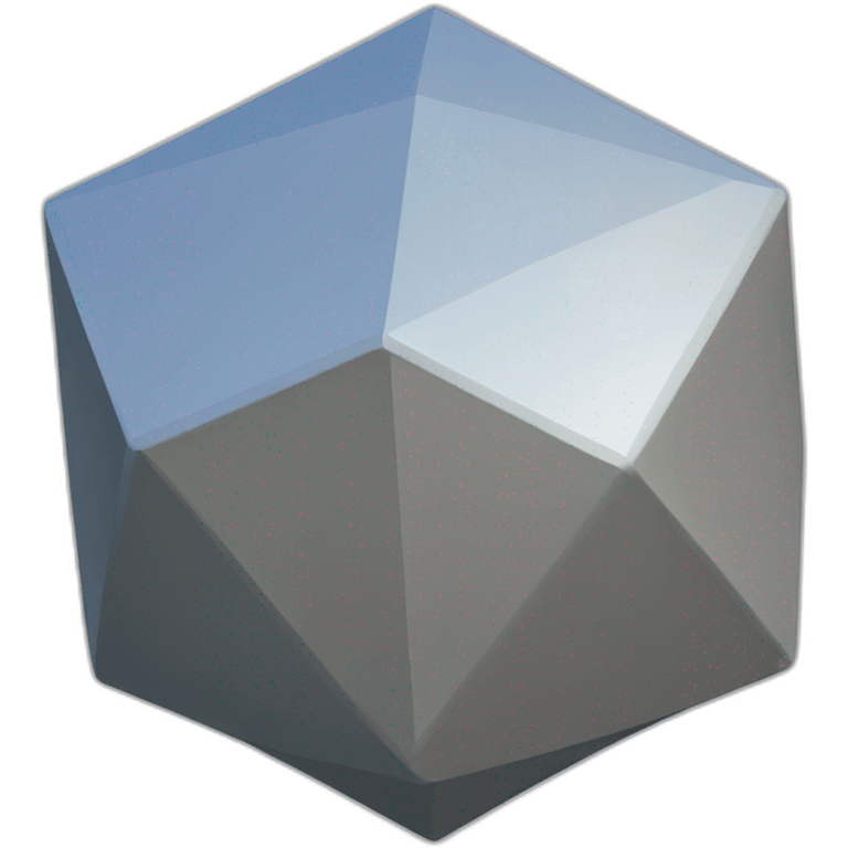 Regular polyhedra emoji