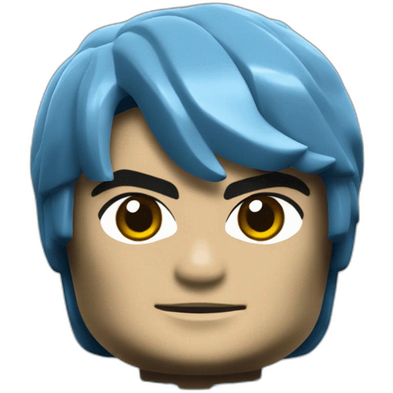 Lego ninjago blue emoji