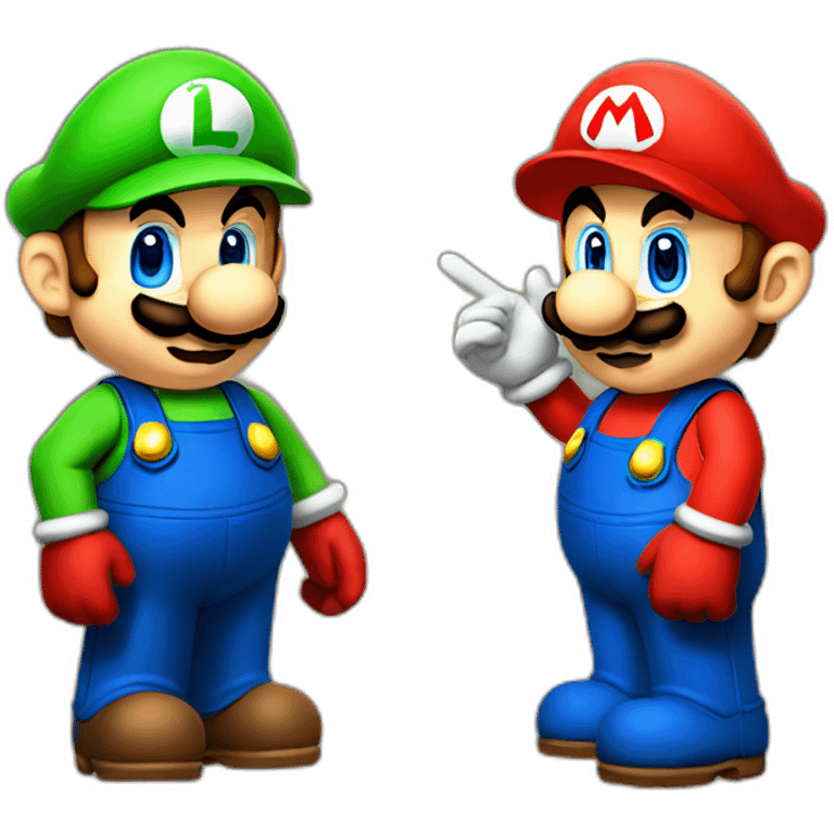 mario and luigi dating emoji