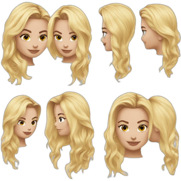 Margot robbie hair emoji