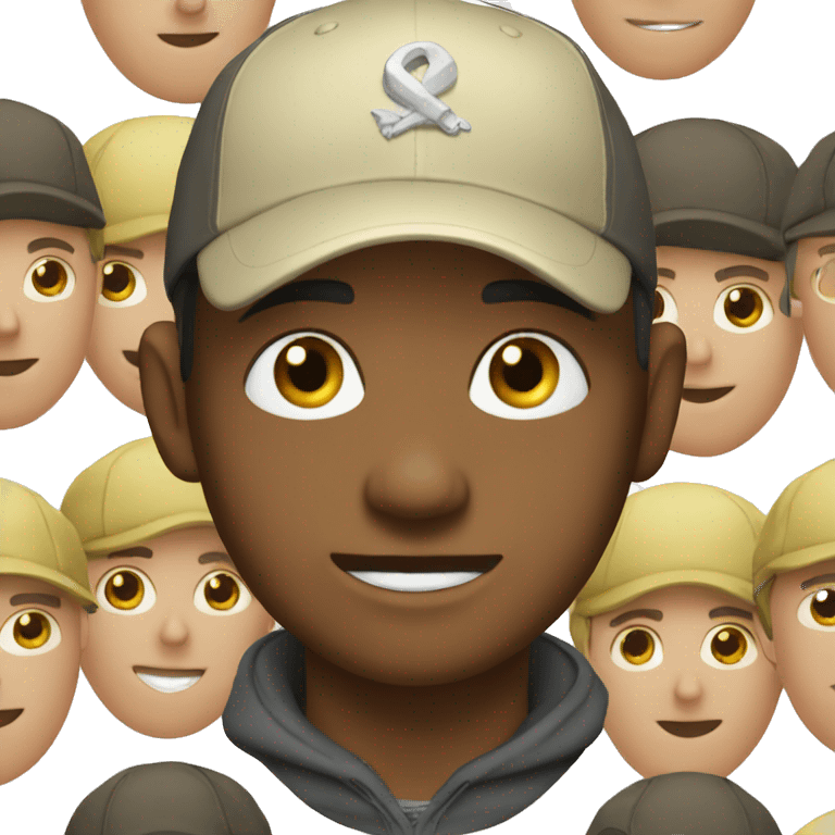 Boys with cap  emoji