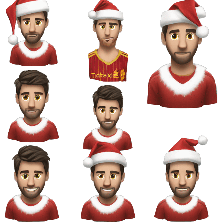 Crismas Lionel Messi  emoji