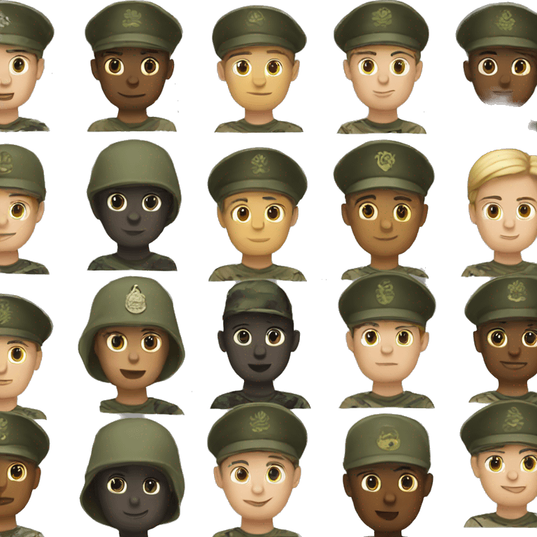 military emoji