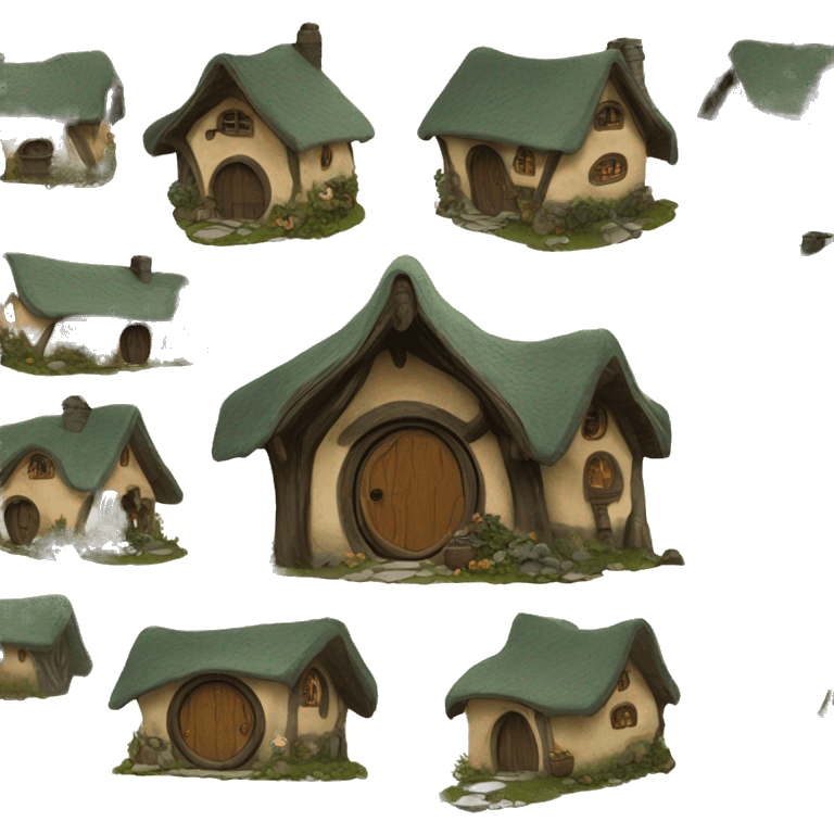 Hobbit’s house emoji