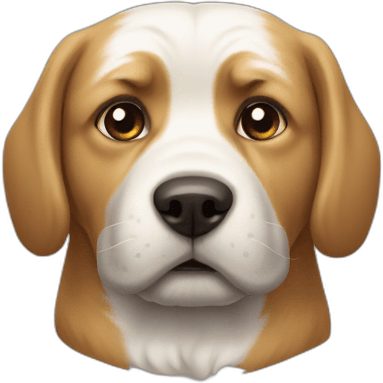 Un chien sans poil emoji