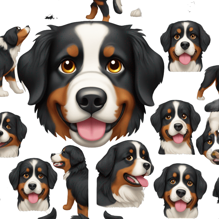 Bernese Mountain Dog emoji