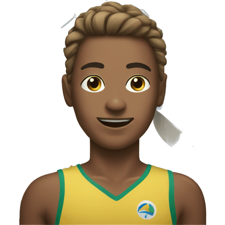 Beach volleyball player emoji