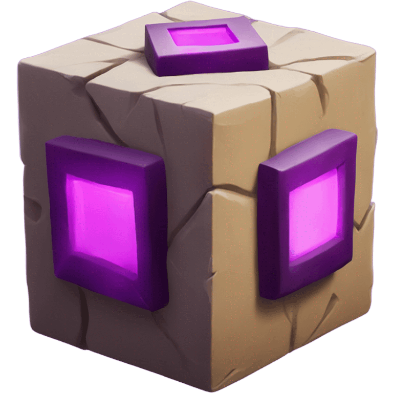 Kevin the cube from fortnite emoji