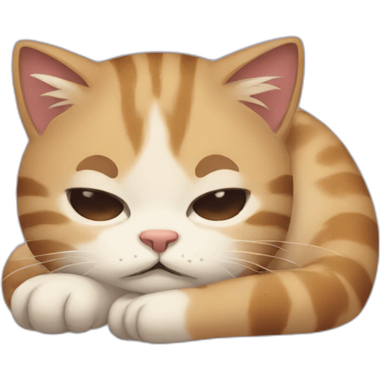 sleepy cat emoji