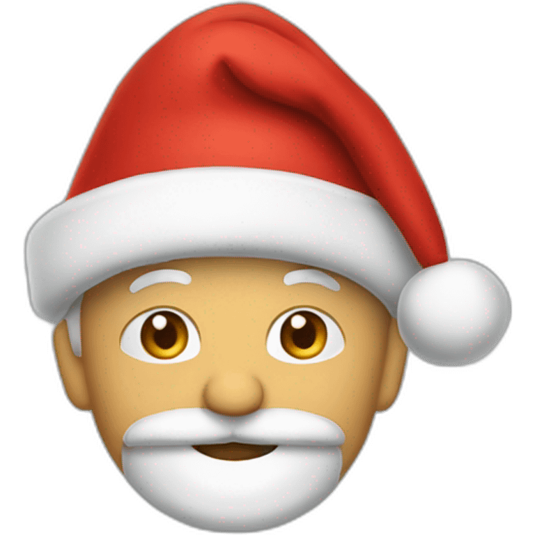 Gorro papá noel (solo el gorro) emoji