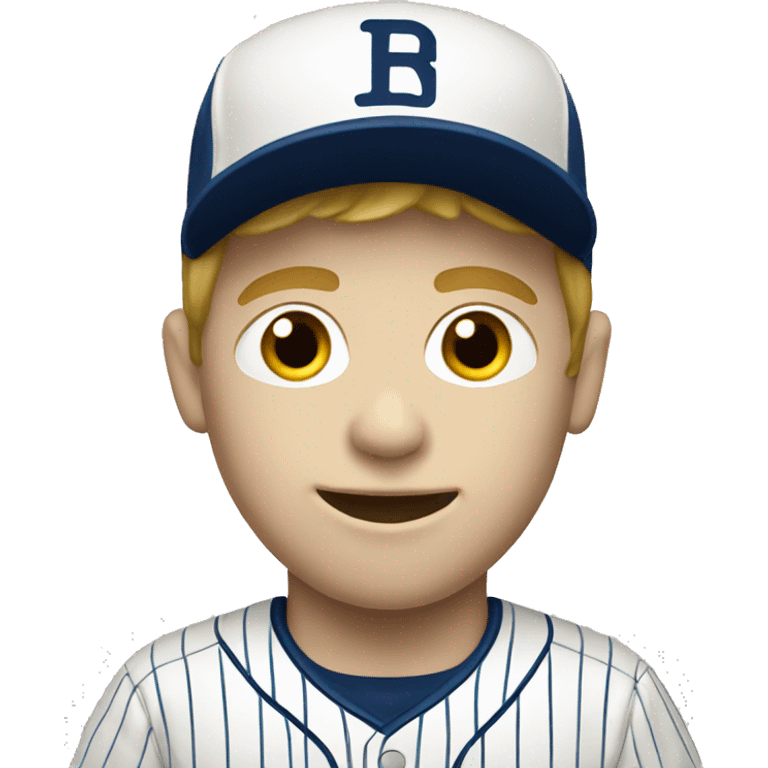 White boy baseball emoji