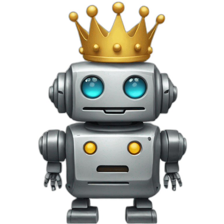 robot-with-crown emoji