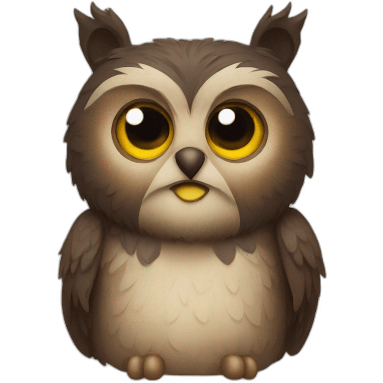 Owl bear emoji