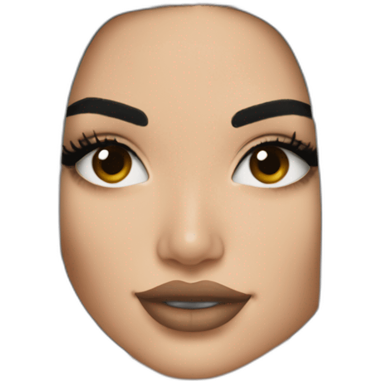 Kylie jenner black hair emoji