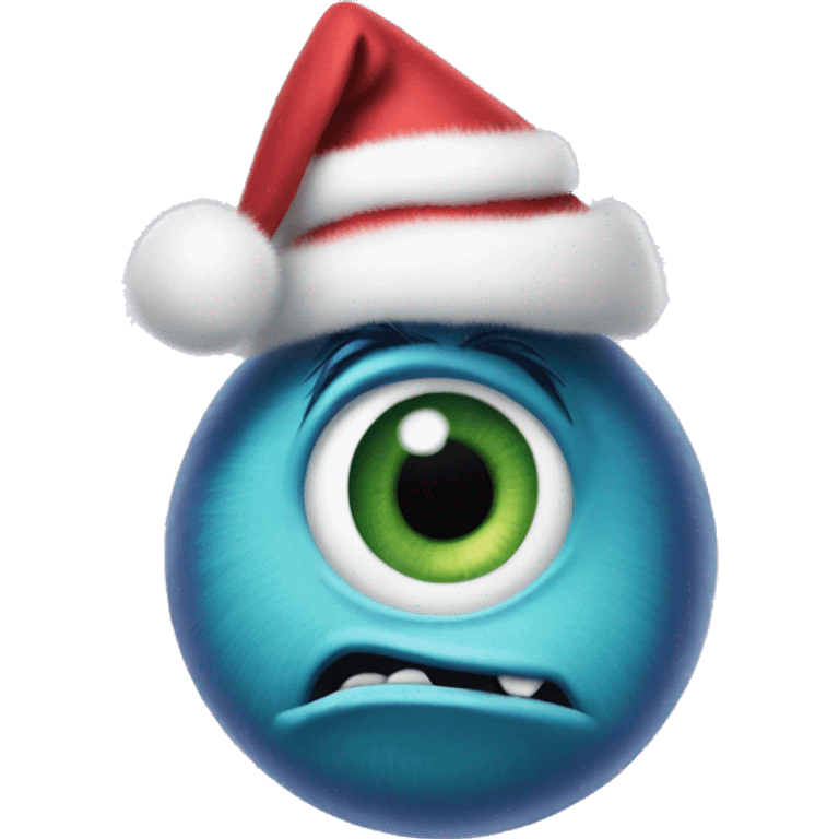 Monsters Inc christmas mood one eye  emoji