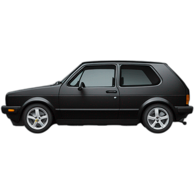 volkwagen golf 2 noir emoji