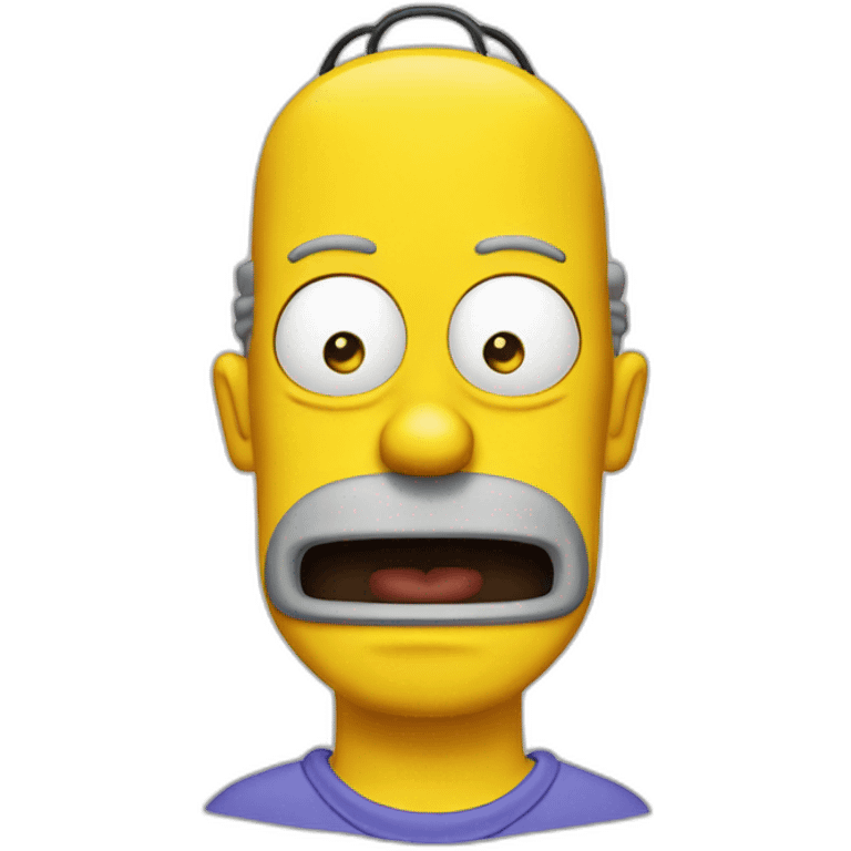 homer simson from the simsons emoji