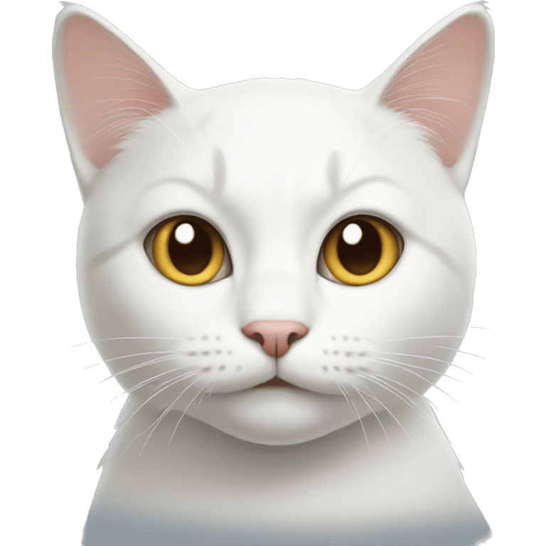 white cat emoji