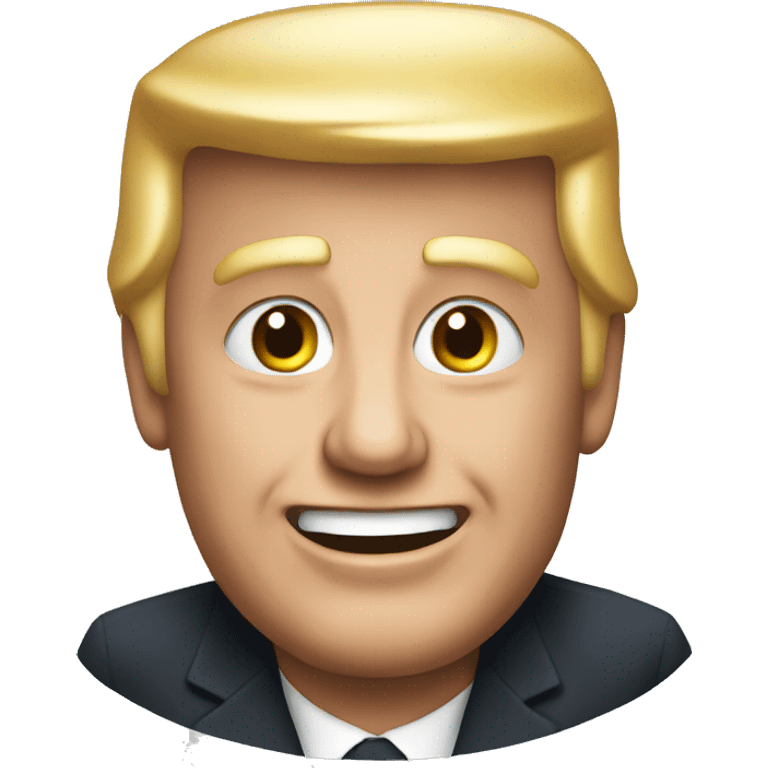 TRUMP happy emoji