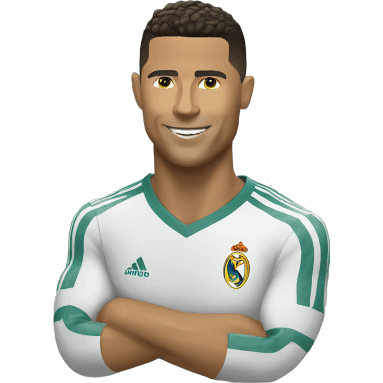 Ronaldo playing football  emoji