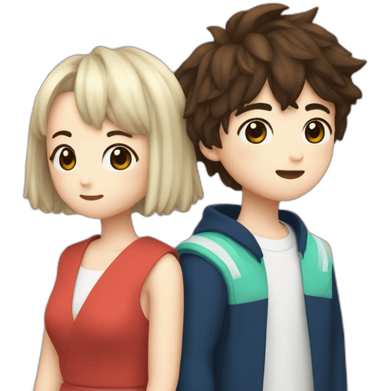 Jimin and Kumiko emoji